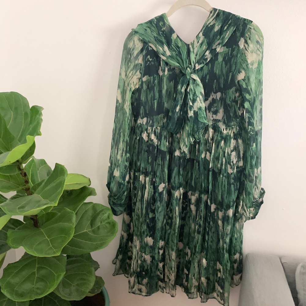 Green Zara Dress Size Small
